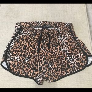 Leopard shorts